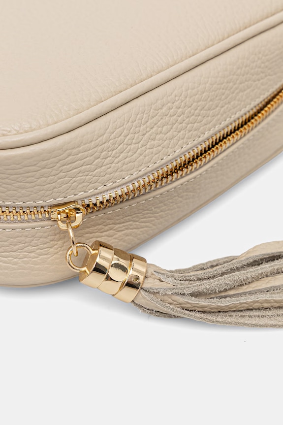 Answear.LAB crossbody kabelka dámska kožená béžová 1159.hak