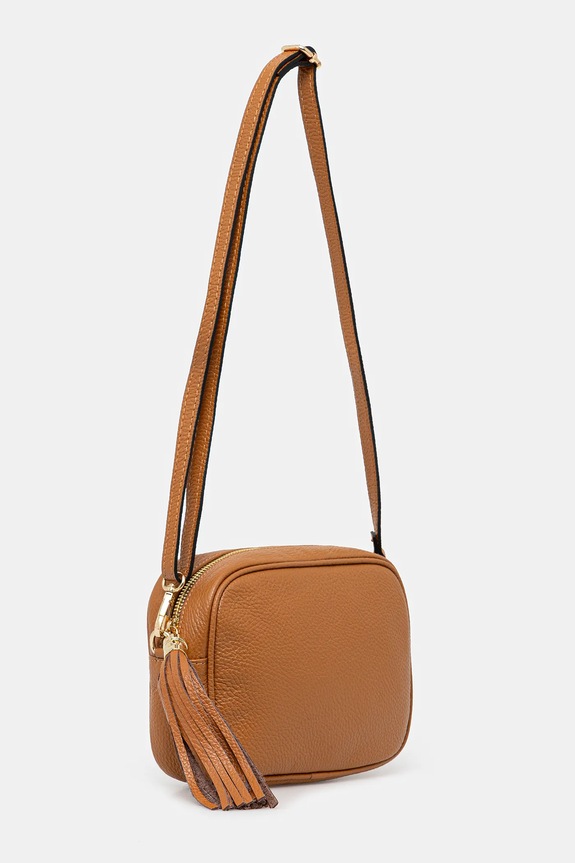 Answear.LAB torebka crossbody damska skórzana 1159.hak brązowy WS26