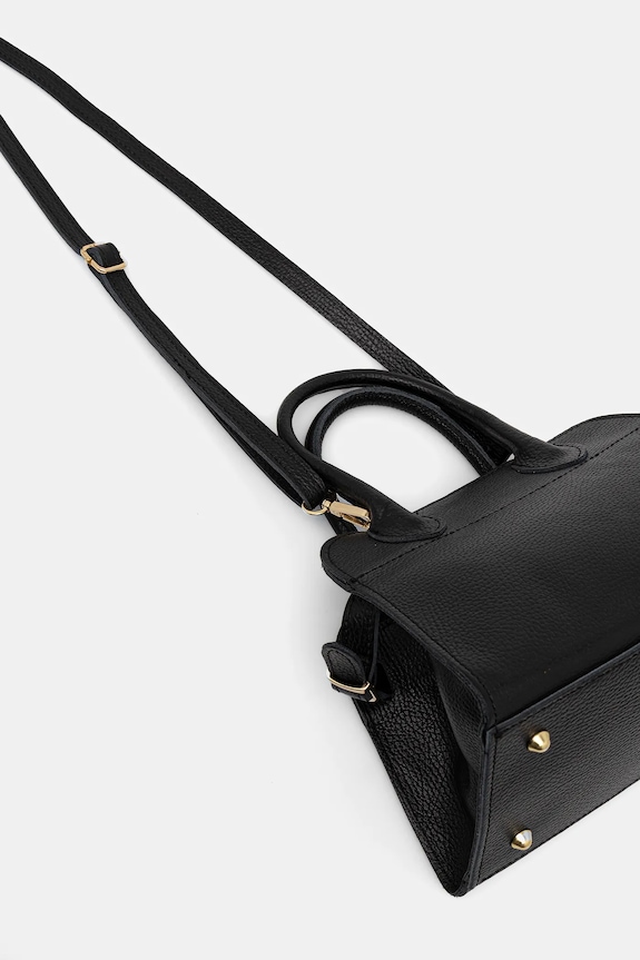 Doplnky Kožená kabelka Answear.LAB 1080.skora.iak čierna