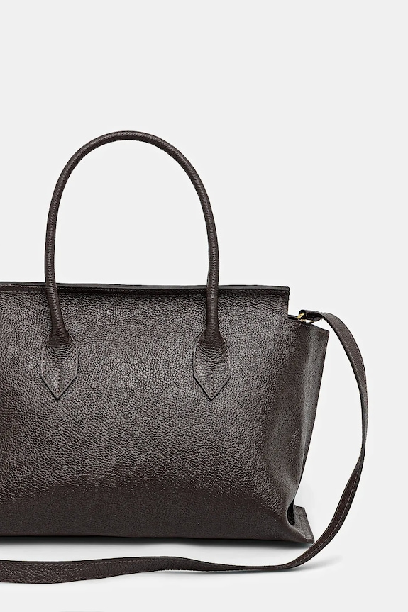 Answear.LAB poseta de piele maro MBP069HG3.iak