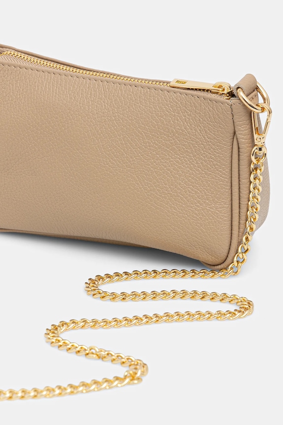 Accesorii Answear.LAB poseta de piele MBP086HO1.iak bej