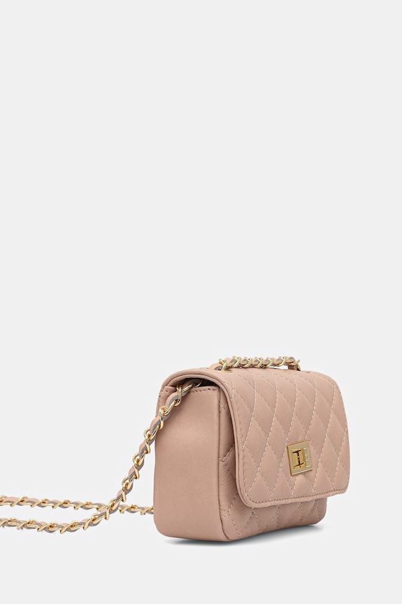 Answear.LAB crossbody kabelka dámska kožená 0067.hak ružová WS26