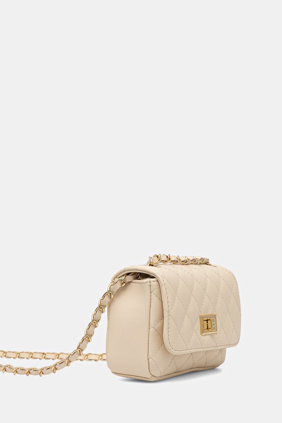 Answear.LAB torebka crossbody damska skórzana 0067.hak beżowy WS26