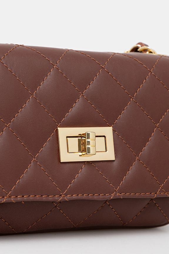 Answear.LAB torebka crossbody damska skórzana brązowy 0067.hak