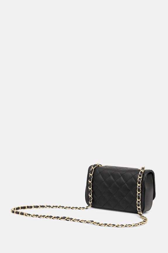 Answear.LAB torebka crossbody damska skórzana 0067.hak czarny WS26