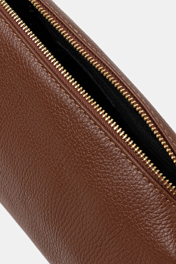 Answear.LAB torebka skórzana 242215-1.hak brązowy