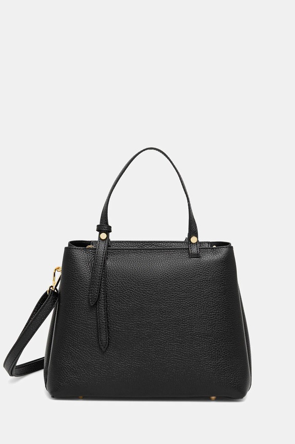 Шкіряна сумочка Answear.LAB лицьова шкіра чорний 248423-1.hak