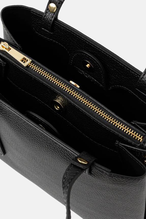 Шкіряна сумочка Answear.LAB 248423-1.hak чорний