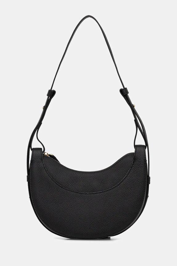 Answear.LAB poseta de piele uni negru LS16.CMS