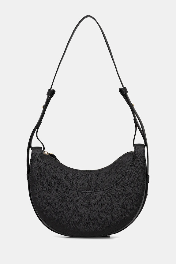 Answear.LAB poseta de piele uni negru LS16.CMS