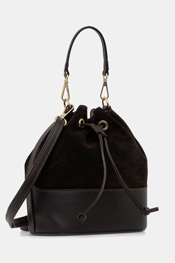 Answear.LAB torebka skórzana SR7DM.psr brązowy WA25