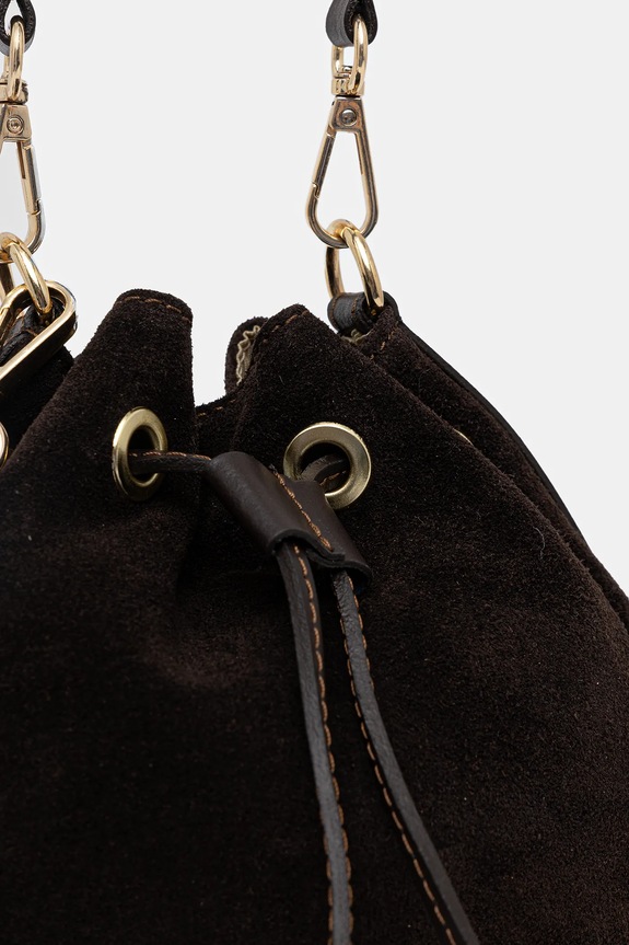 Answear.LAB torebka skórzana brązowy SR7DM.psr