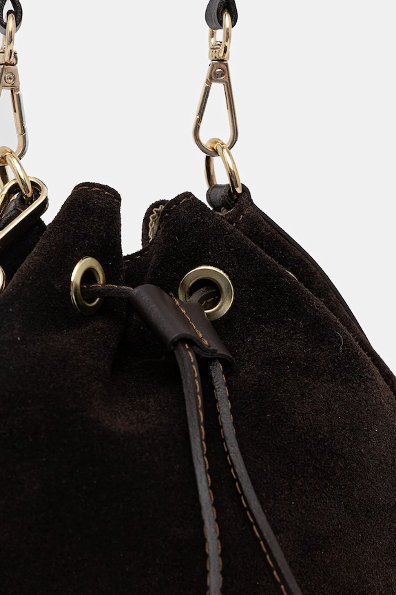 Answear.LAB torebka skórzana brązowy SR7DM.psr