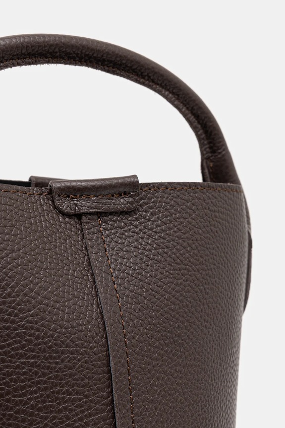 Δερμάτινη τσάντα Answear.LAB καφέ 1227.hak