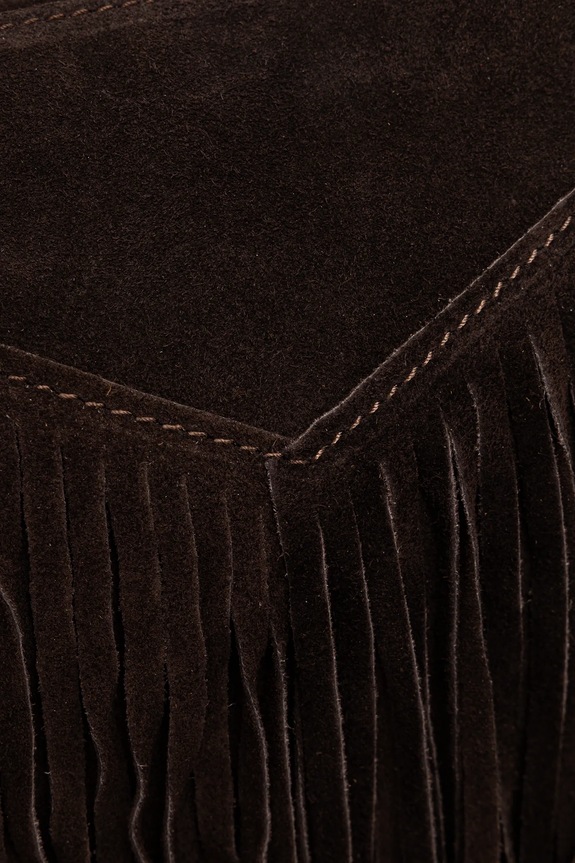 Answear.LAB torebka zamszowa brązowy 1327.hak