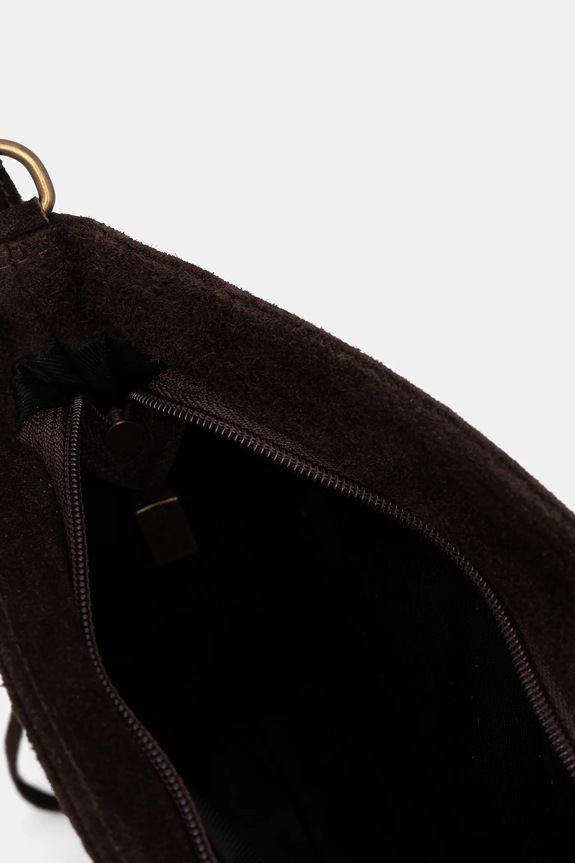 Answear.LAB torebka zamszowa 1327.hak brązowy