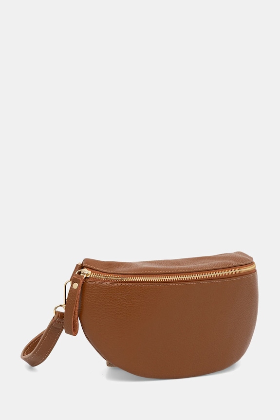 Answear.LAB borseta de piele 857.hak maro WS26