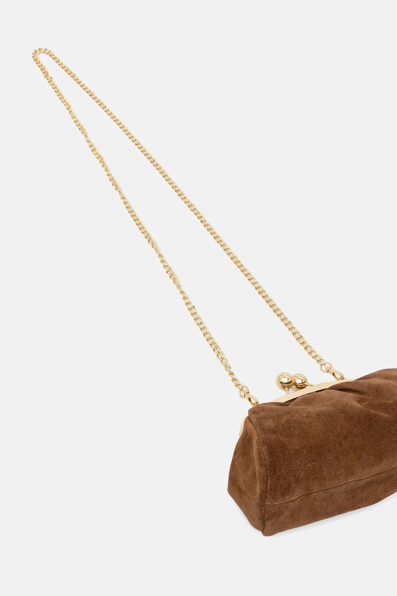 Accessori Answear.LAB pochette di pelle scamosciata 1331.hak marrone