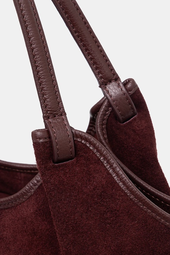 Answear.LAB nákupní taška dámská semišová MBP075SG3.iak burgundské