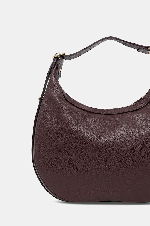 Accesorii Answear.LAB poseta de piele 1363.hak burgundia