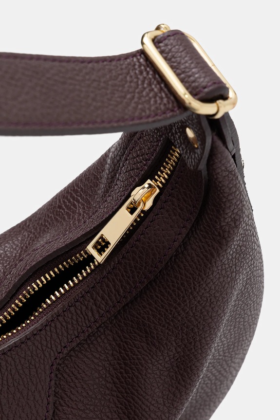 Answear.LAB poseta de piele 1363.hak burgundia