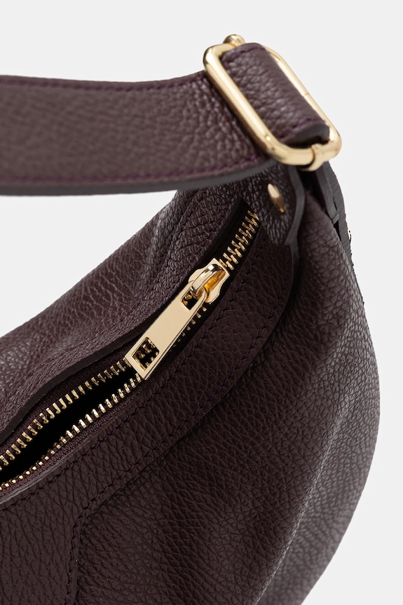 Answear.LAB poseta de piele 1363.hak burgundia