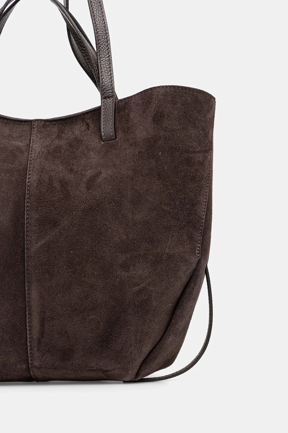 Answear.LAB torebka shopper damska skórzana brązowy C00003-G.ISR