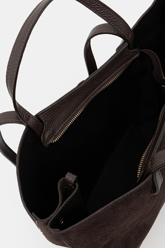 Answear.LAB torebka shopper damska skórzana C00003-G.ISR