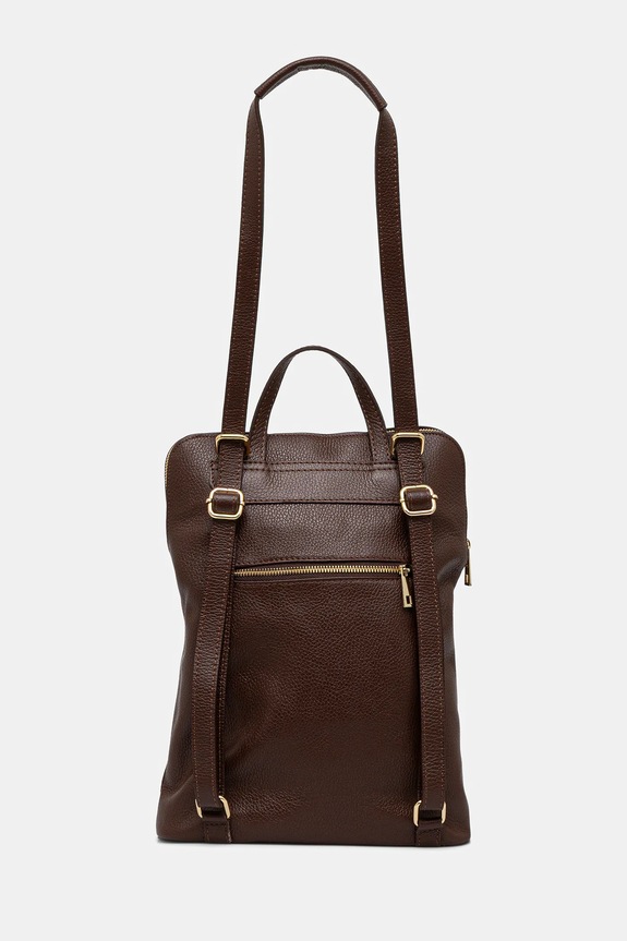 Accesorii Answear.LAB rucsac de damă de piele 479.hak maro