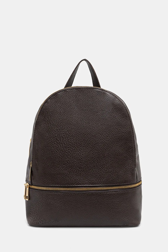 Δερμάτινο σακίδιο Answear.LAB λείο δέρμα καφέ 1325.hak