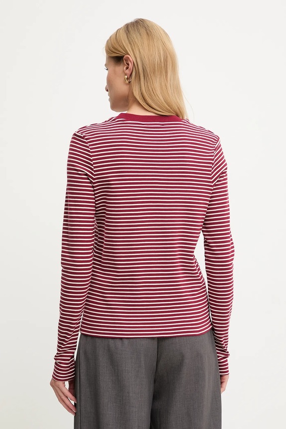 Ρούχα Βαμβακερή μπλούζα με μακριά μανίκια Answear.LAB KR.6001.TOS κόκκινο