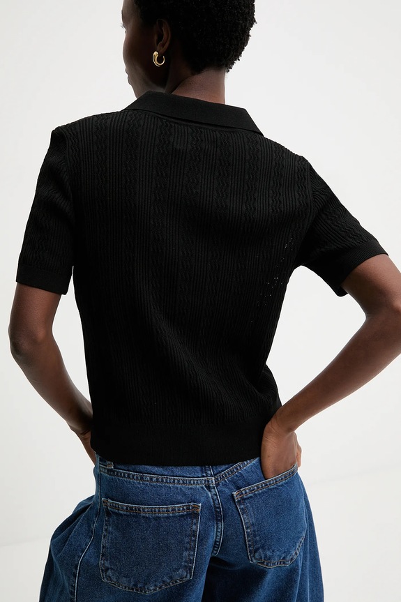 Îmbrăcăminte Answear.LAB tricou 10731.tos negru