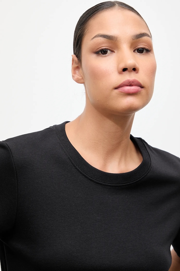 Answear.LAB t-shirt bawełniany czarny 31763.TOS