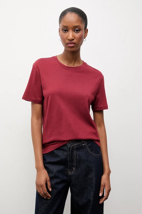 Answear.LAB t-shirt pozostałe bordowy 31791.TOS