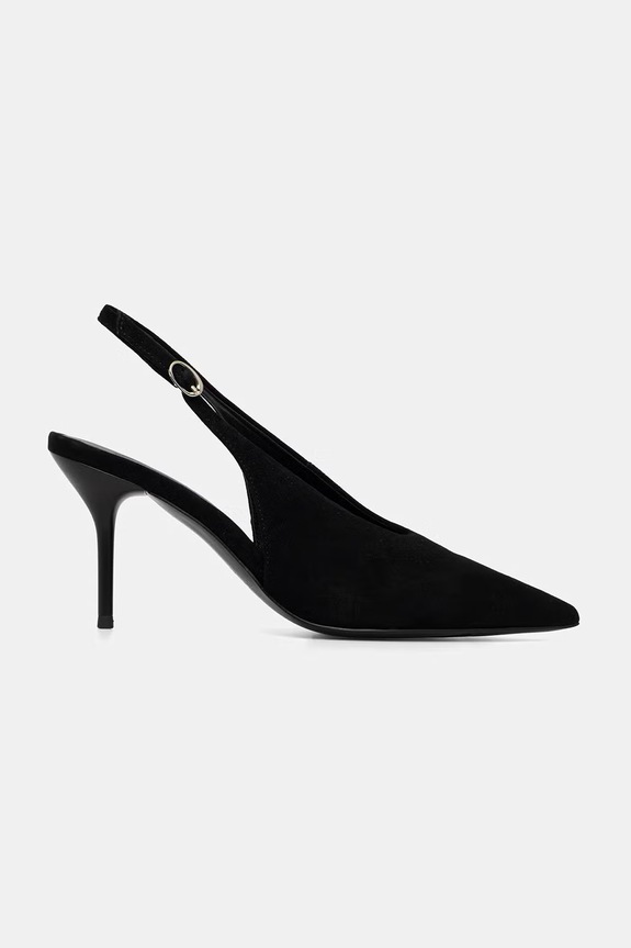 Answear.LAB pantofi stiletto piele întoarsă V661-141-2.cjk negru WA26