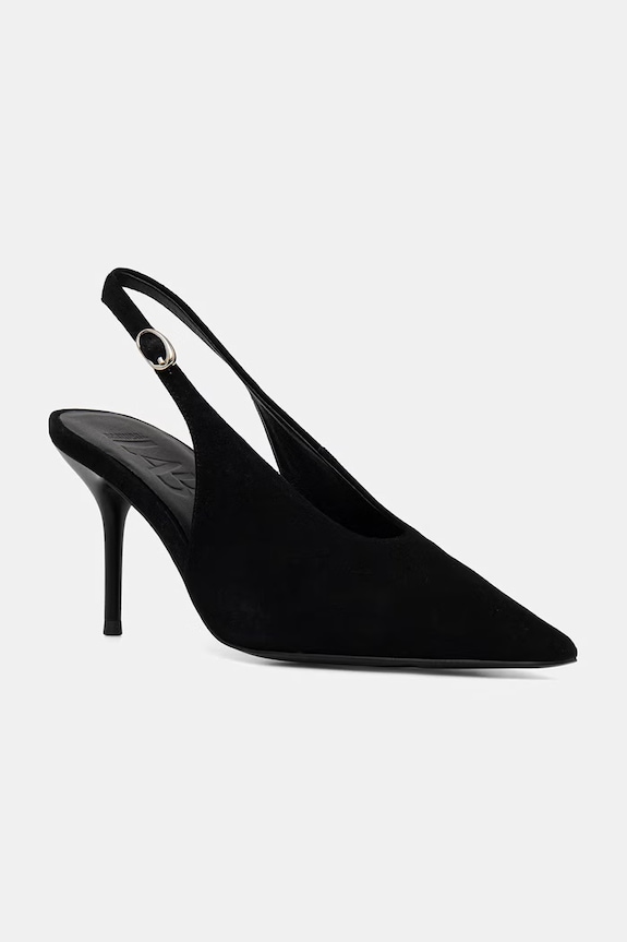 Încălțăminte Answear.LAB pantofi stiletto piele întoarsă V661-141-2.cjk negru