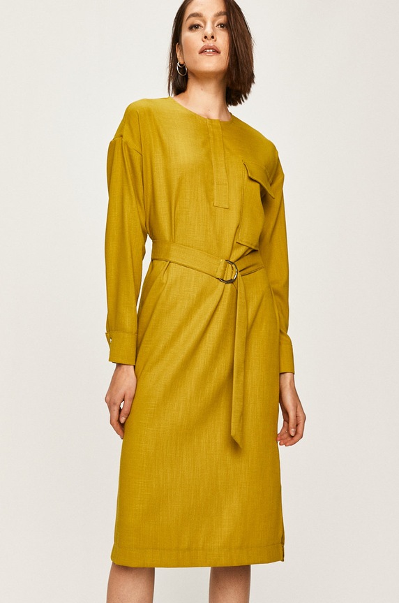Answear Lab rochie midi verde WS20.SUD006