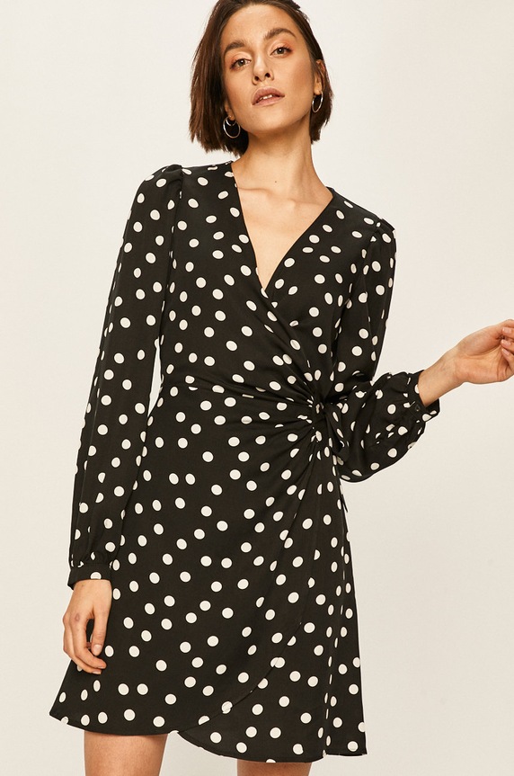 Answear.LAB - Ruha hosszú fekete WS20.SUD011