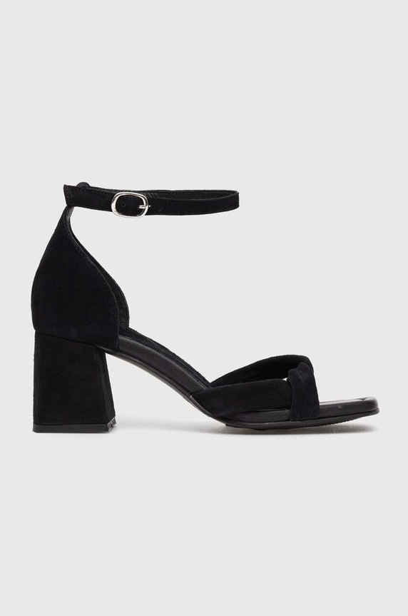 Answear.LAB sandali in camoscio pelle scamosciata nero HR.220271.DB