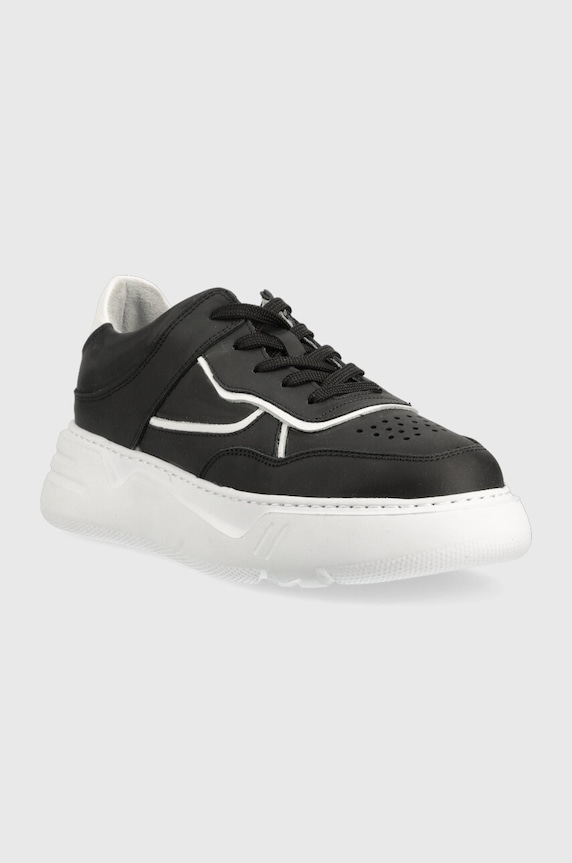 Answear.LAB sneakersy skórzane obd08p.db czarny WS23