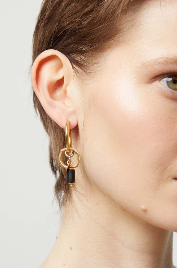 Answear Lab kolczyki srebrne złoty WS24.AKD007