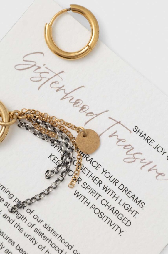 Answear.LAB ezüst fülbevaló WS24.AKD00C arany WS24