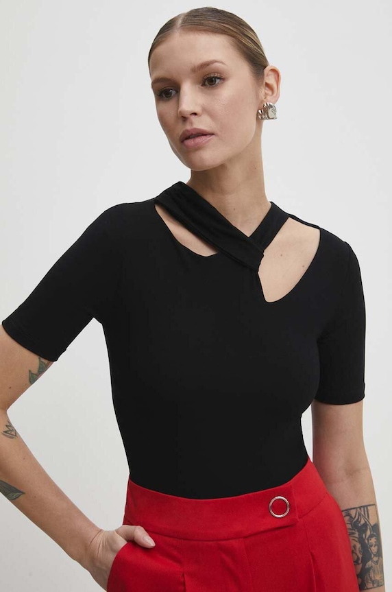 Top Answear.LAB κανονικό μαύρο WS24.BDD010