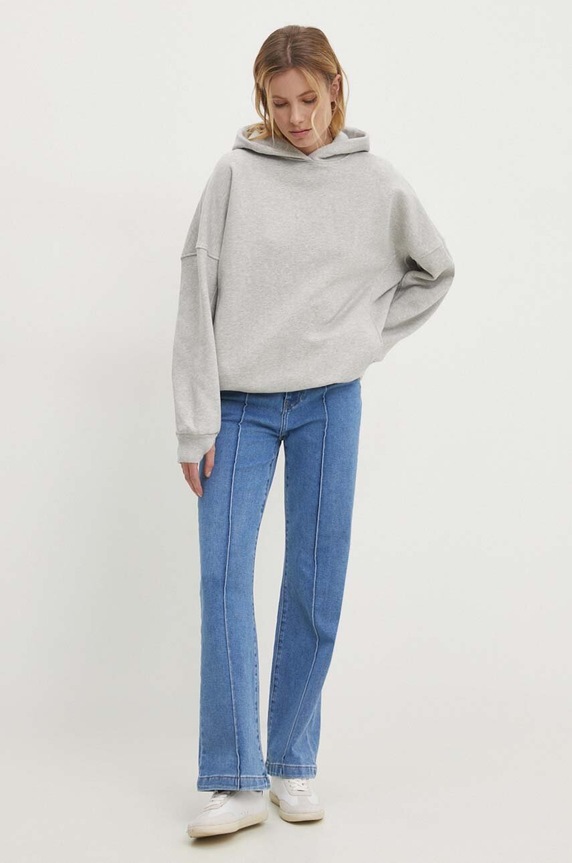 Μπλούζα Answear.LAB EGERIA.1.pdb γκρί WS24