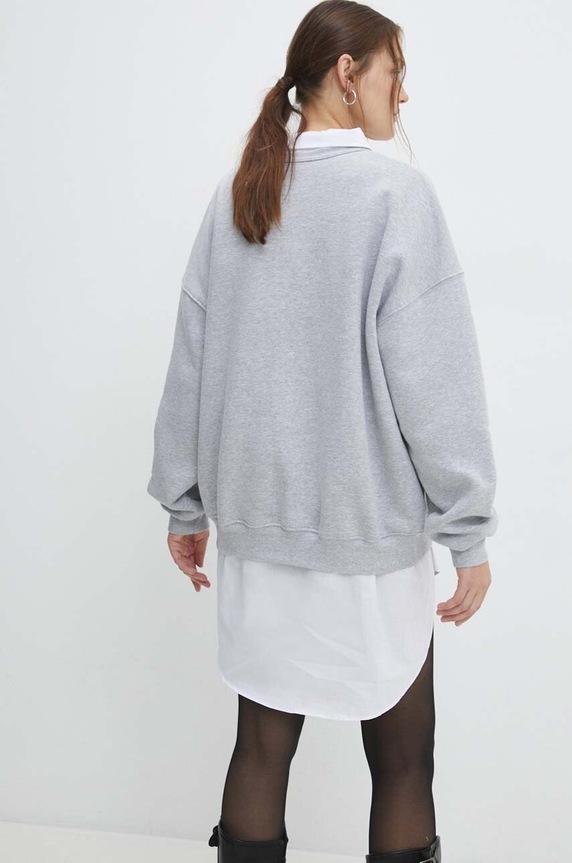 Odzież Answear.LAB bluza WS24.BLD908 szary