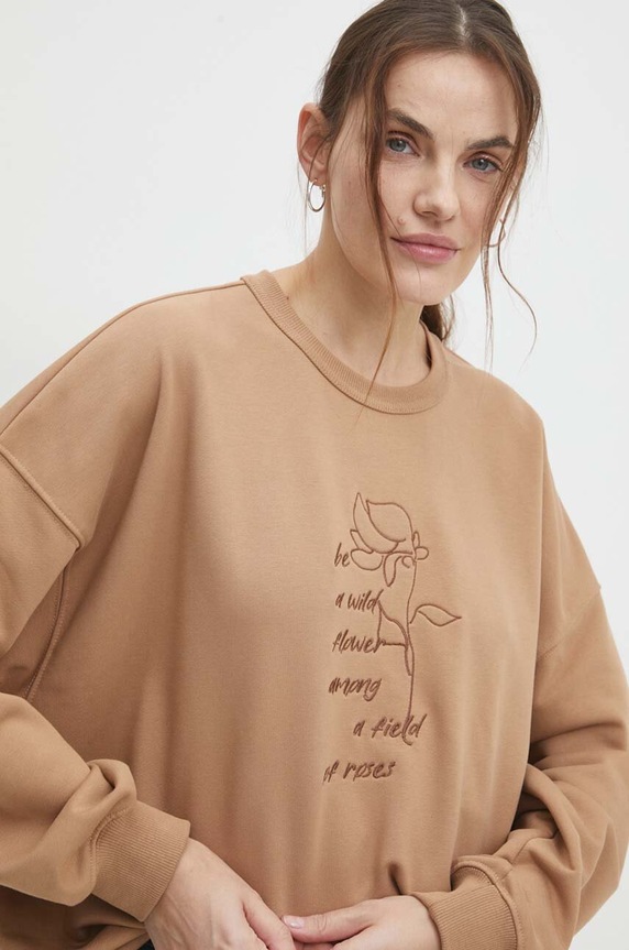 Answear.LAB bluza beżowy WS24.BLD910