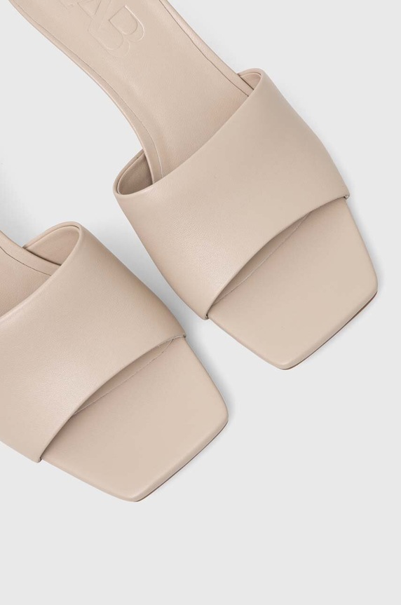 Δερμάτινα mules Answear.LAB γκρί V1562.76.3.chdb