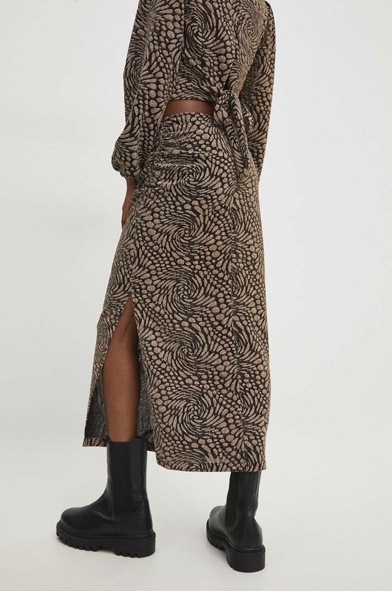 Odjeća Suknja Answear.LAB WS24.SDD006 zlatna