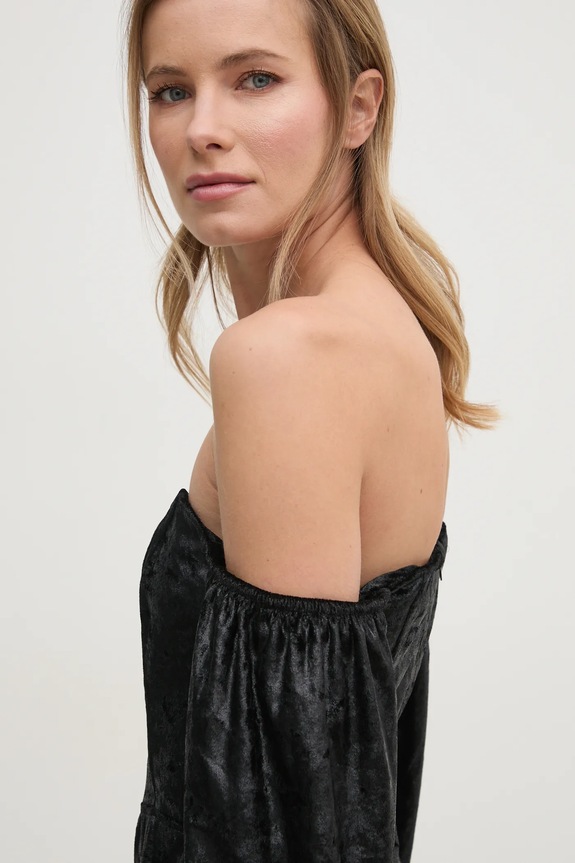 Answear.LAB sukienka welurowa WS24.SUD003