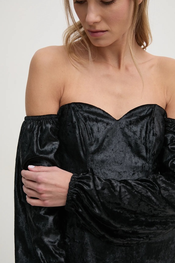 Answear.LAB sukienka welurowa WS24.SUD003